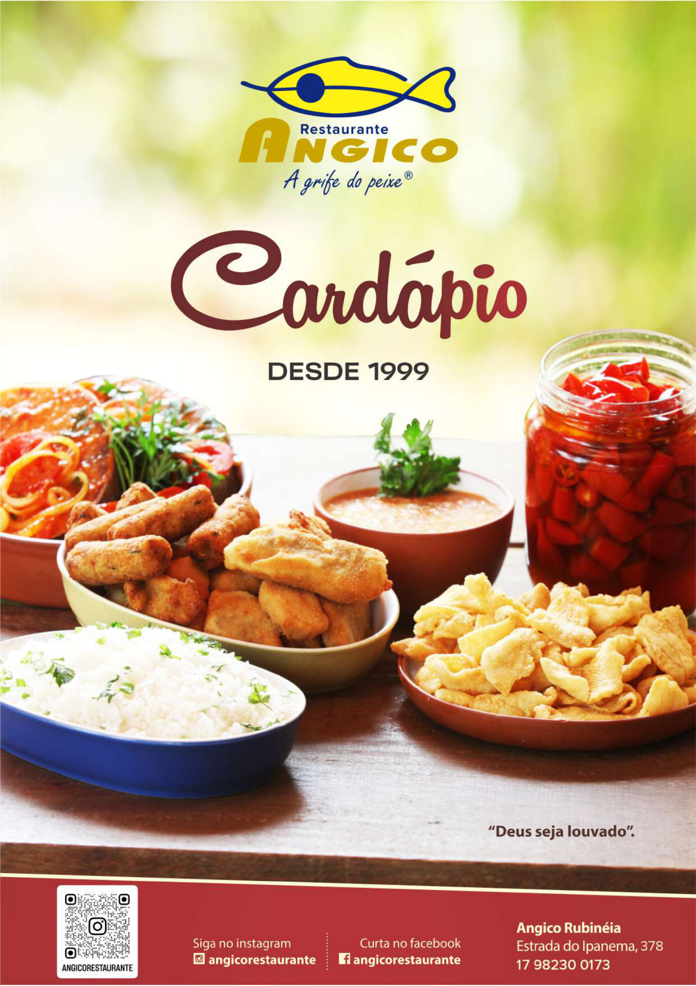 Cardápio Restaurante Angico — página 1 de 6