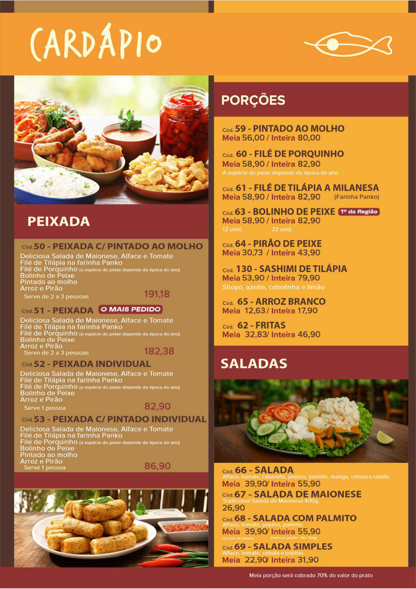 Cardápio Restaurante Angico — página 2 de 6
