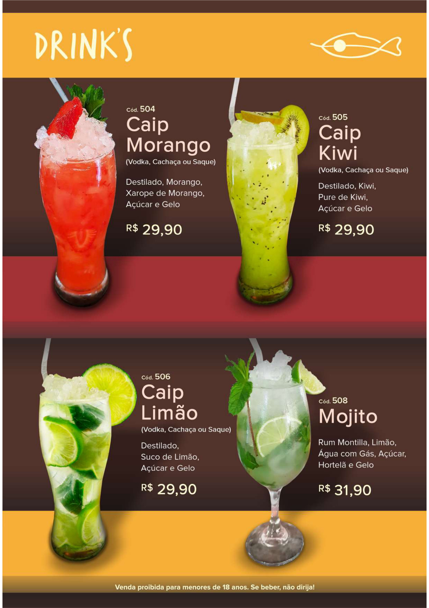 Cardápio Restaurante Angico — página 4 de 6
